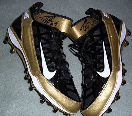 Drew Brees' cleats for tonight in - New Orleans Saints